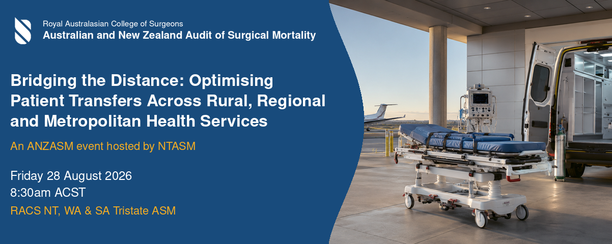 Banner advertising for NTASM seminar at ASM August 2026