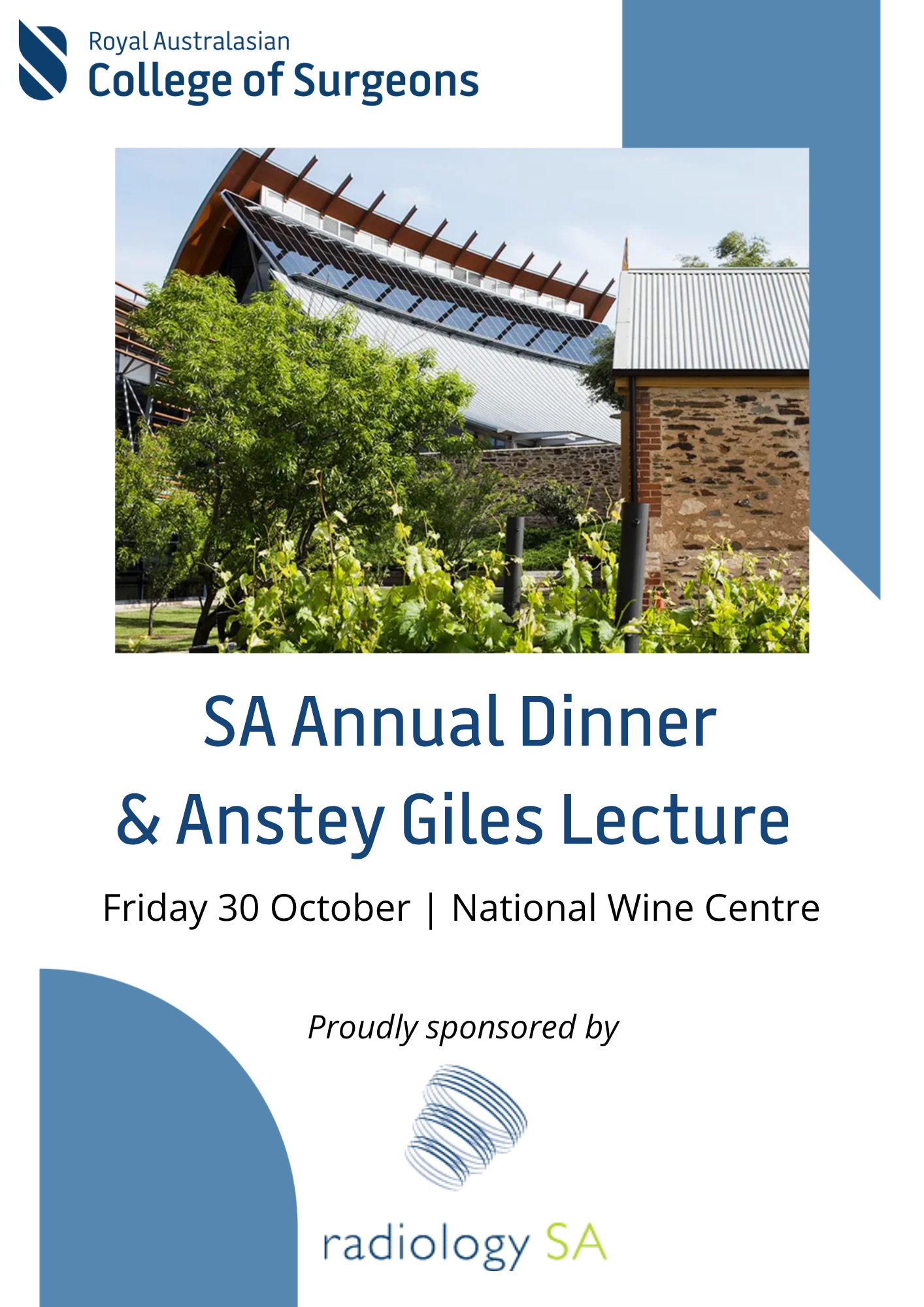 Annual Dinner flyer SA