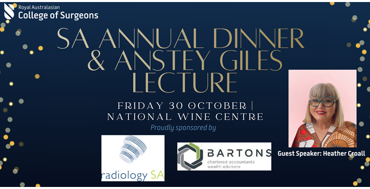 annual dinner w/ guest speaker