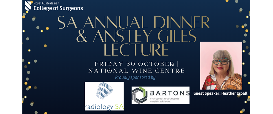annual dinner w/ guest speaker