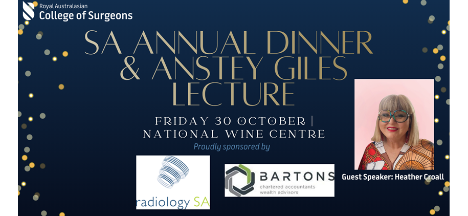 annual dinner w/ guest speaker