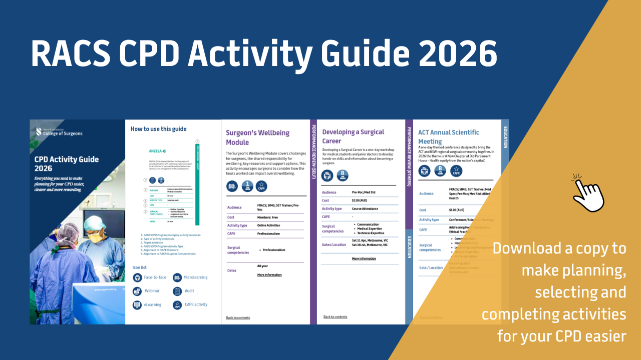 CPD Activity Guide. Download a copy to make planning, selecting and completing activities for your CPD easier