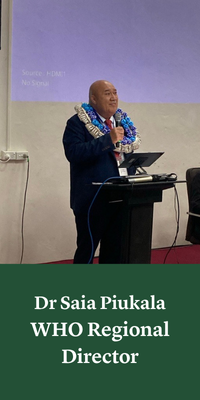 ECO Care in the Asia Pacific Conference 2025, Dr Saia Piukala WHO Regional Director