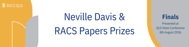 Neville Davis and RACS Papers Prize