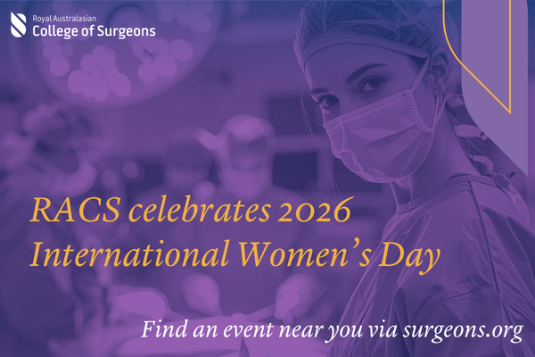 RACS celebrates 2026 International Women's Day