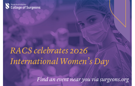 RACS celebrates 2026 International Women's Day