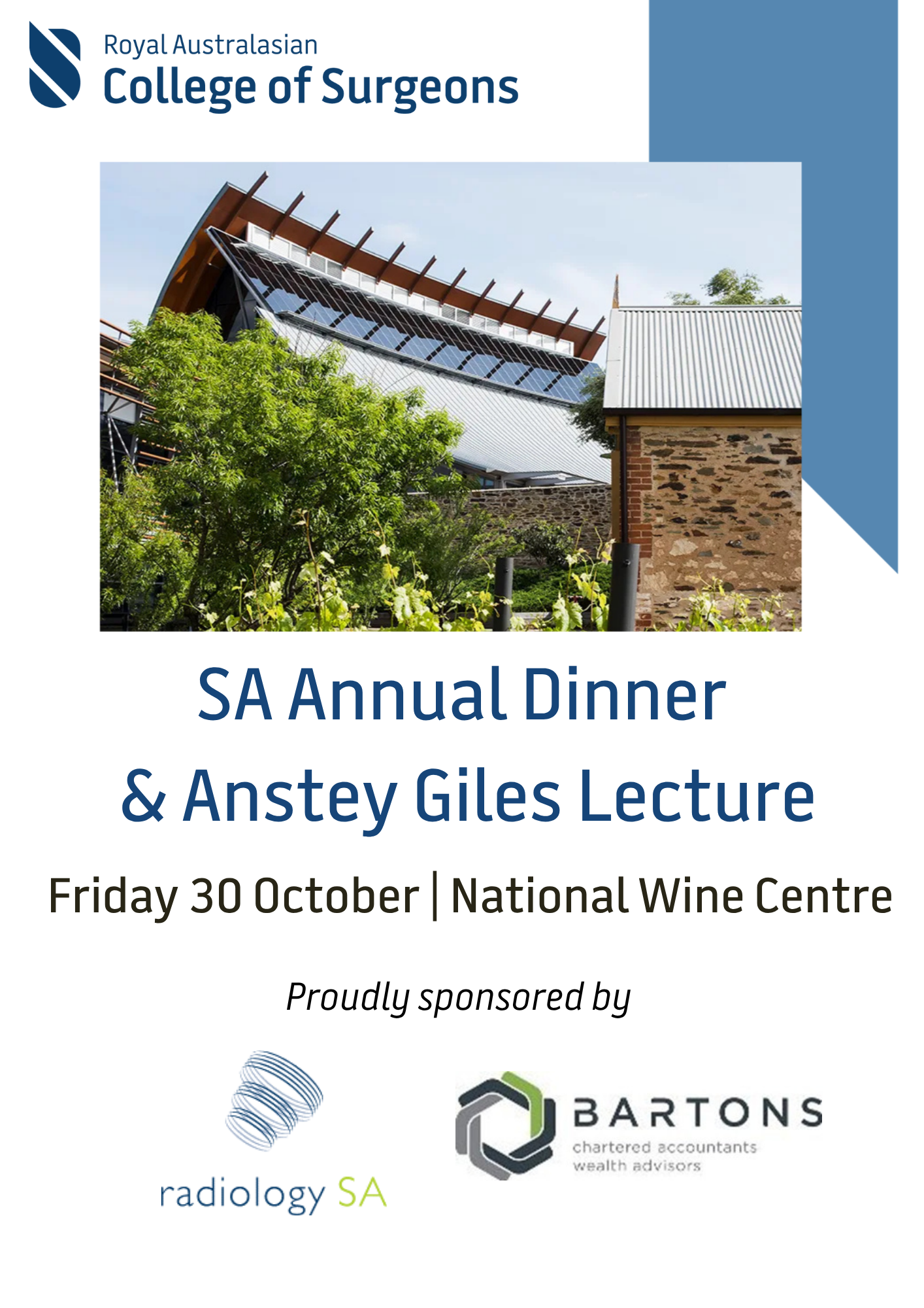 Annual dinner flyer