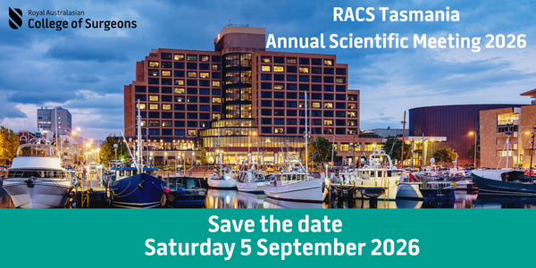 Tasmania Annual Scientific Meeting Save the date