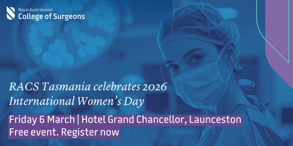RACS Tasmania celebrates 2026 International Women's Day